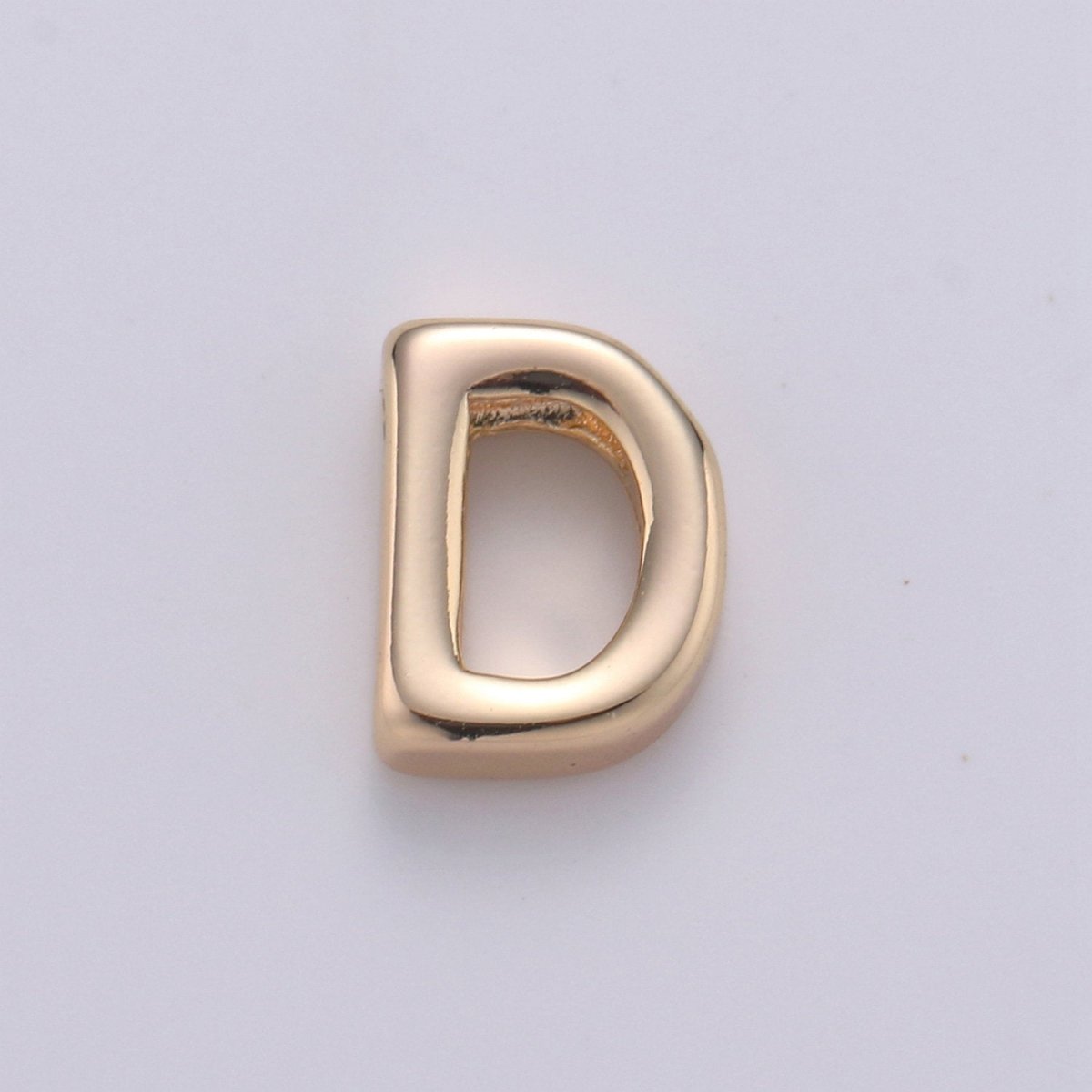 18K Gold Filled Letter Charms, Letter Beads, Initial Charms, Bracelet Charms, Mini Pendant Charms for Necklace Alphabet Beads Charm 8x6mm A-085 to A-097