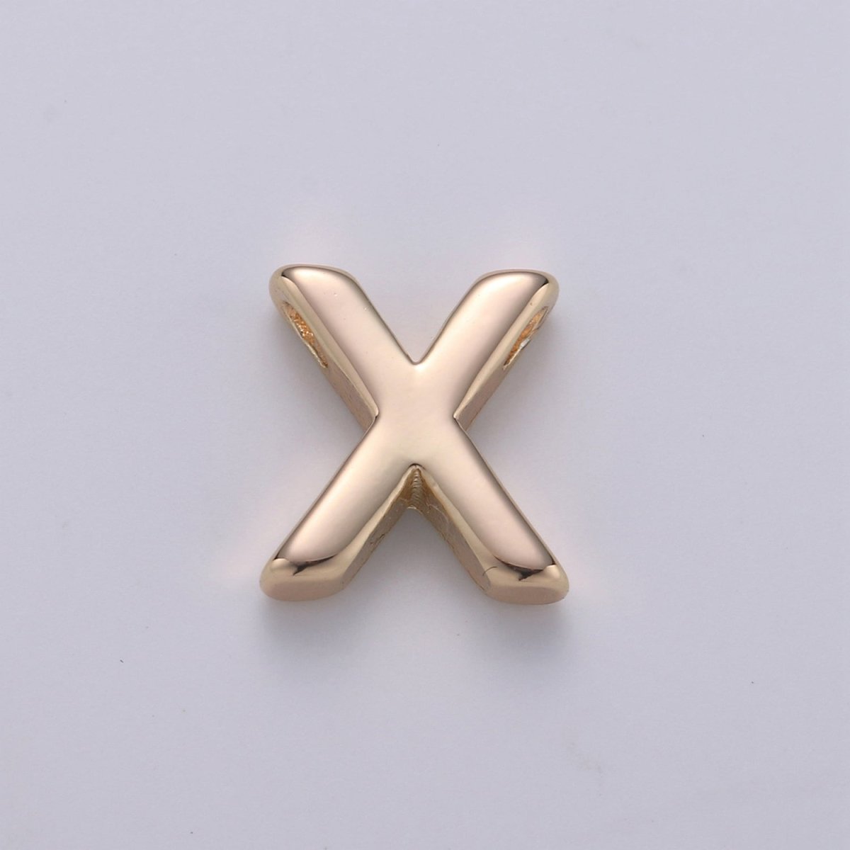 18K Gold Filled Letter Charms, Letter Beads, Initial Charms, Bracelet Charms, Mini Pendant Charms for Necklace Alphabet Beads Charm 8x6mm A-085 to A-097
