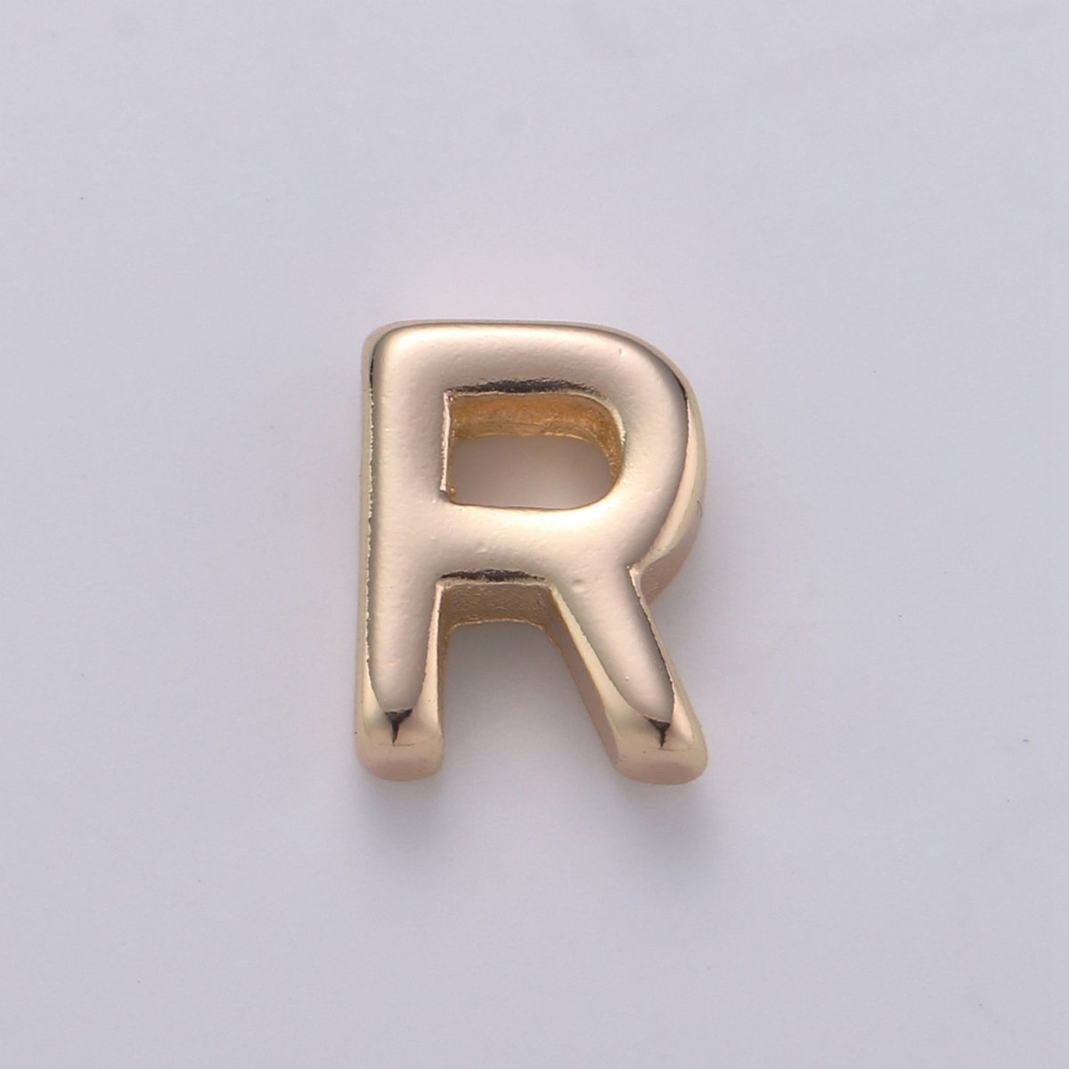 18K Gold Filled Letter Charms, Letter Beads, Initial Charms, Bracelet Charms, Mini Pendant Charms for Necklace Alphabet Beads Charm 8x6mm A-085 to A-097