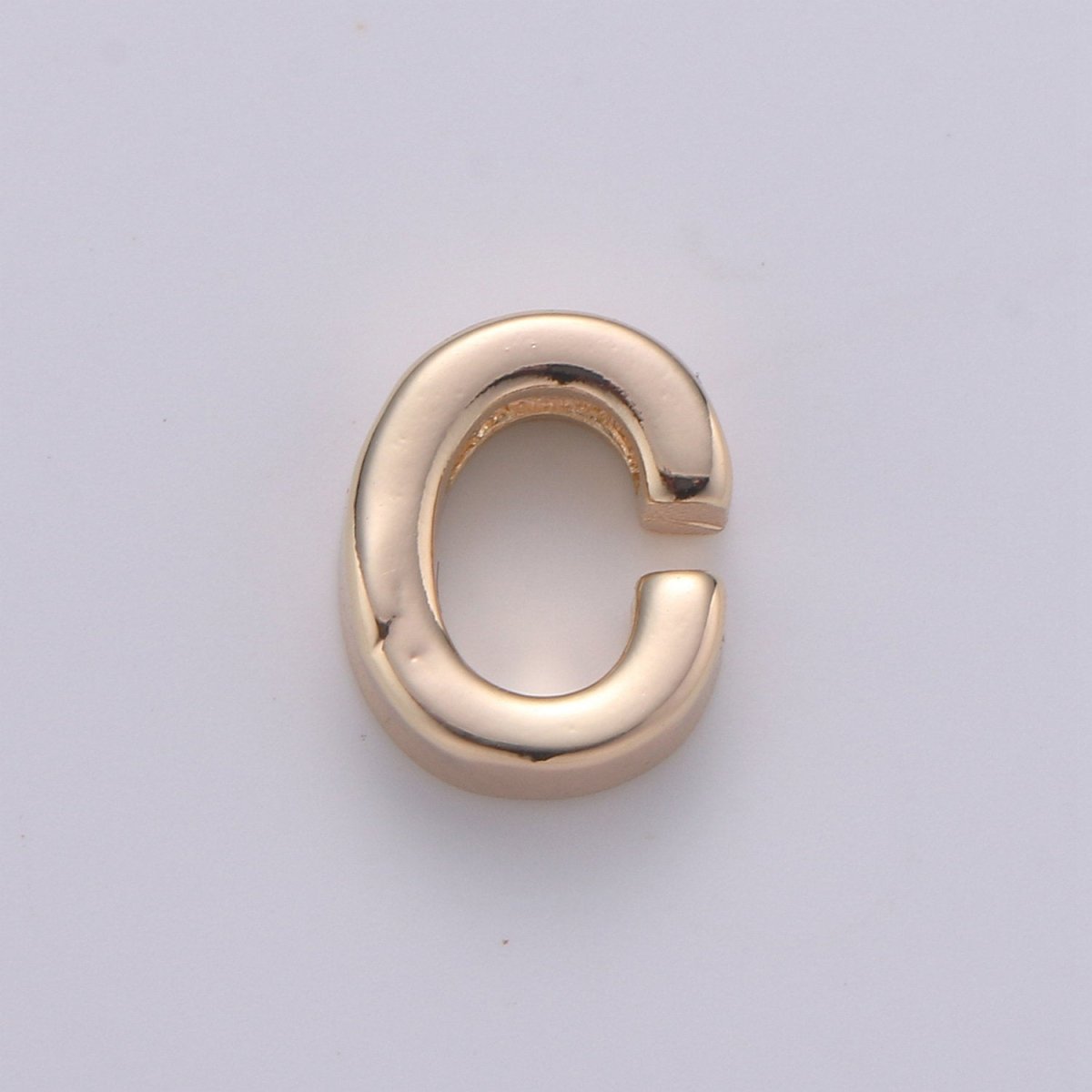 18K Gold Filled Letter Charms, Letter Beads, Initial Charms, Bracelet Charms, Mini Pendant Charms for Necklace Alphabet Beads Charm 8x6mm A-085 to A-097