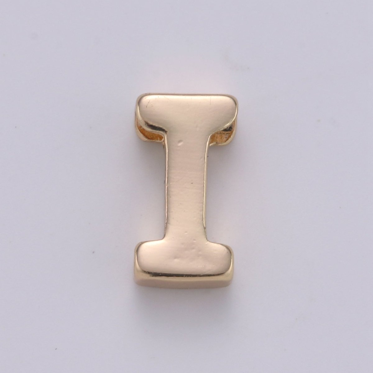 18K Gold Filled Letter Charms, Letter Beads, Initial Charms, Bracelet Charms, Mini Pendant Charms for Necklace Alphabet Beads Charm 8x6mm A-085 to A-097