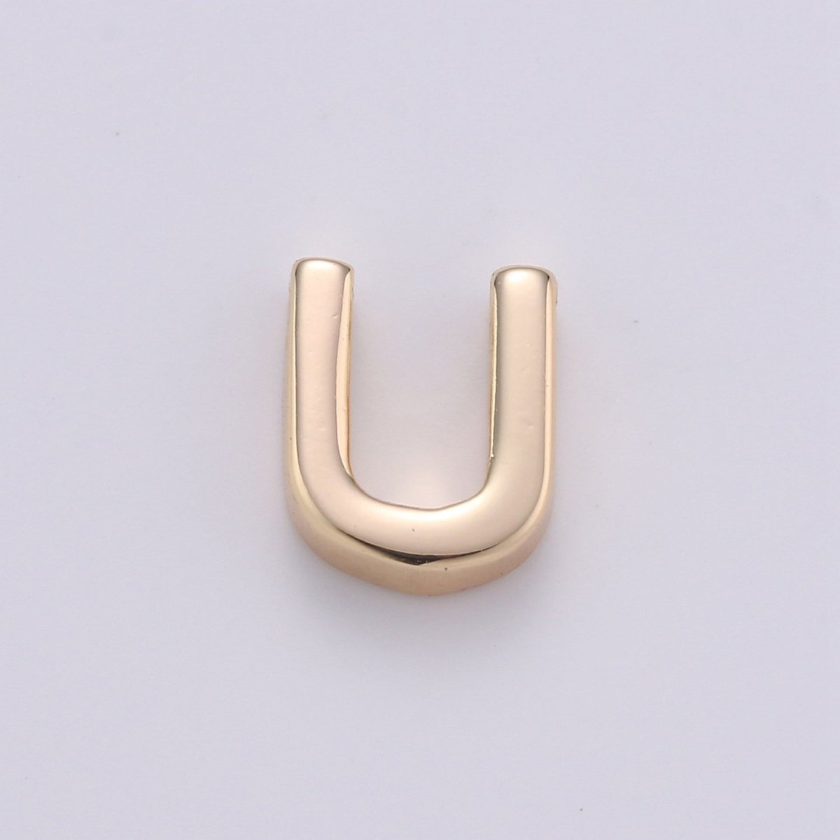 18K Gold Filled Letter Charms, Letter Beads, Initial Charms, Bracelet Charms, Mini Pendant Charms for Necklace Alphabet Beads Charm 8x6mm A-085 to A-097