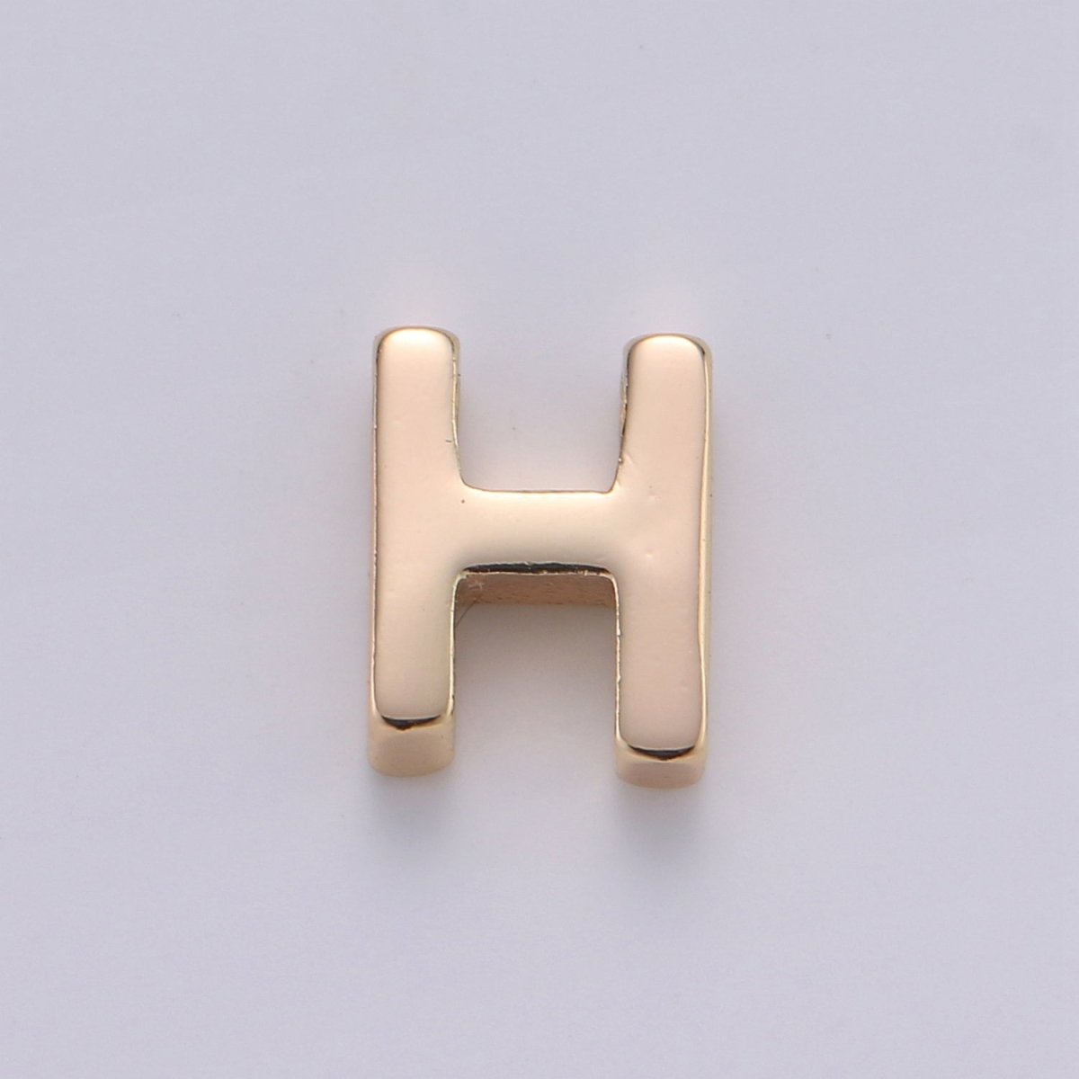 18K Gold Filled Letter Charms, Letter Beads, Initial Charms, Bracelet Charms, Mini Pendant Charms for Necklace Alphabet Beads Charm 8x6mm A-085 to A-097