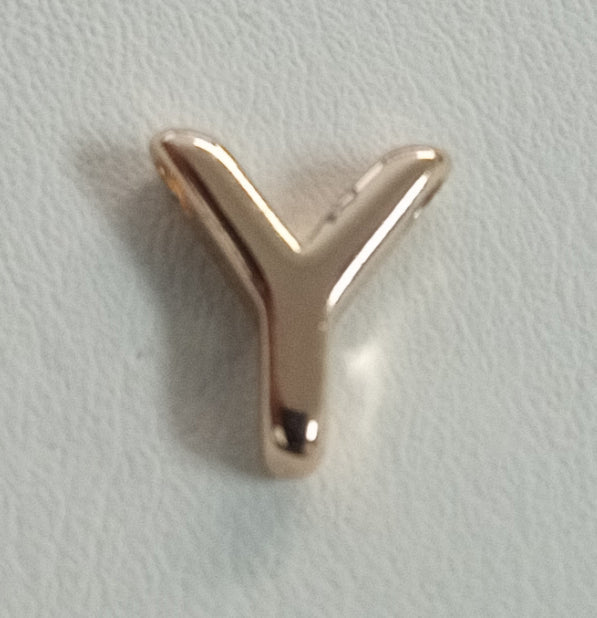 18K Gold Filled Letter Charms, Letter Beads, Initial Charms, Bracelet Charms, Mini Pendant Charms for Necklace Alphabet Beads Charm 8x6mm A-085 to A-097