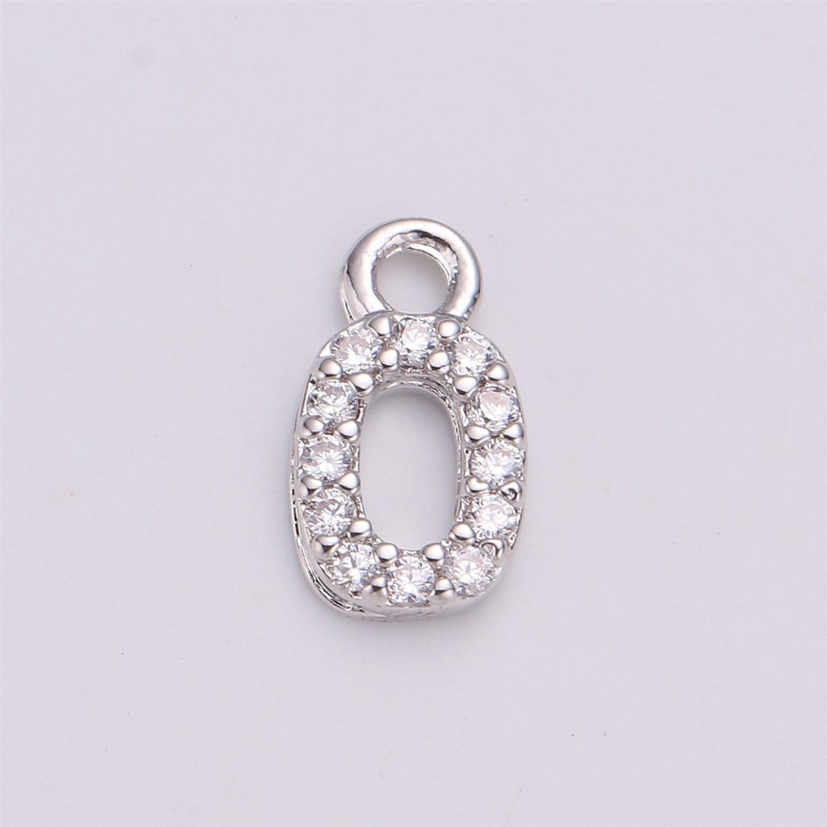 18K Gold Filled Number Charm Micro Pave numbers Gold arabic numerals charms for Bracelet Necklace Earring Charm Jewelry Making Supply M-021-M-042