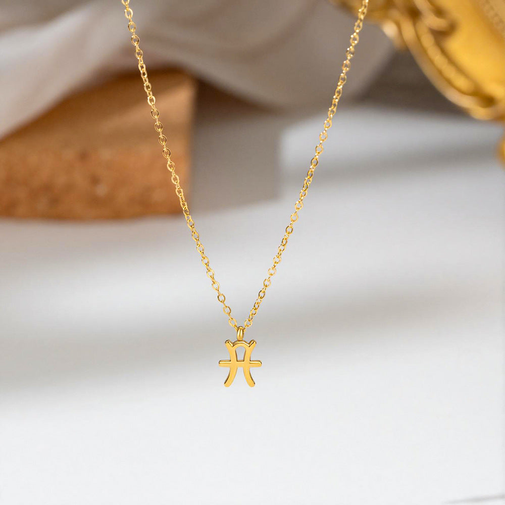 Titanium Steel Constellation Necklace That Wont Fade