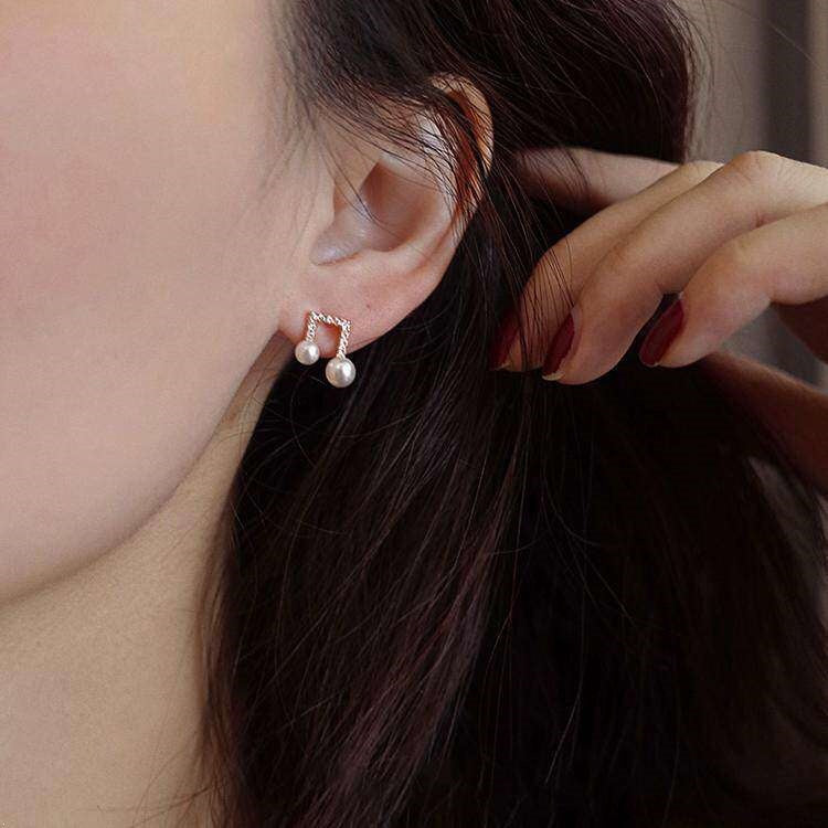 Movement Notes Pearl Earrings Women