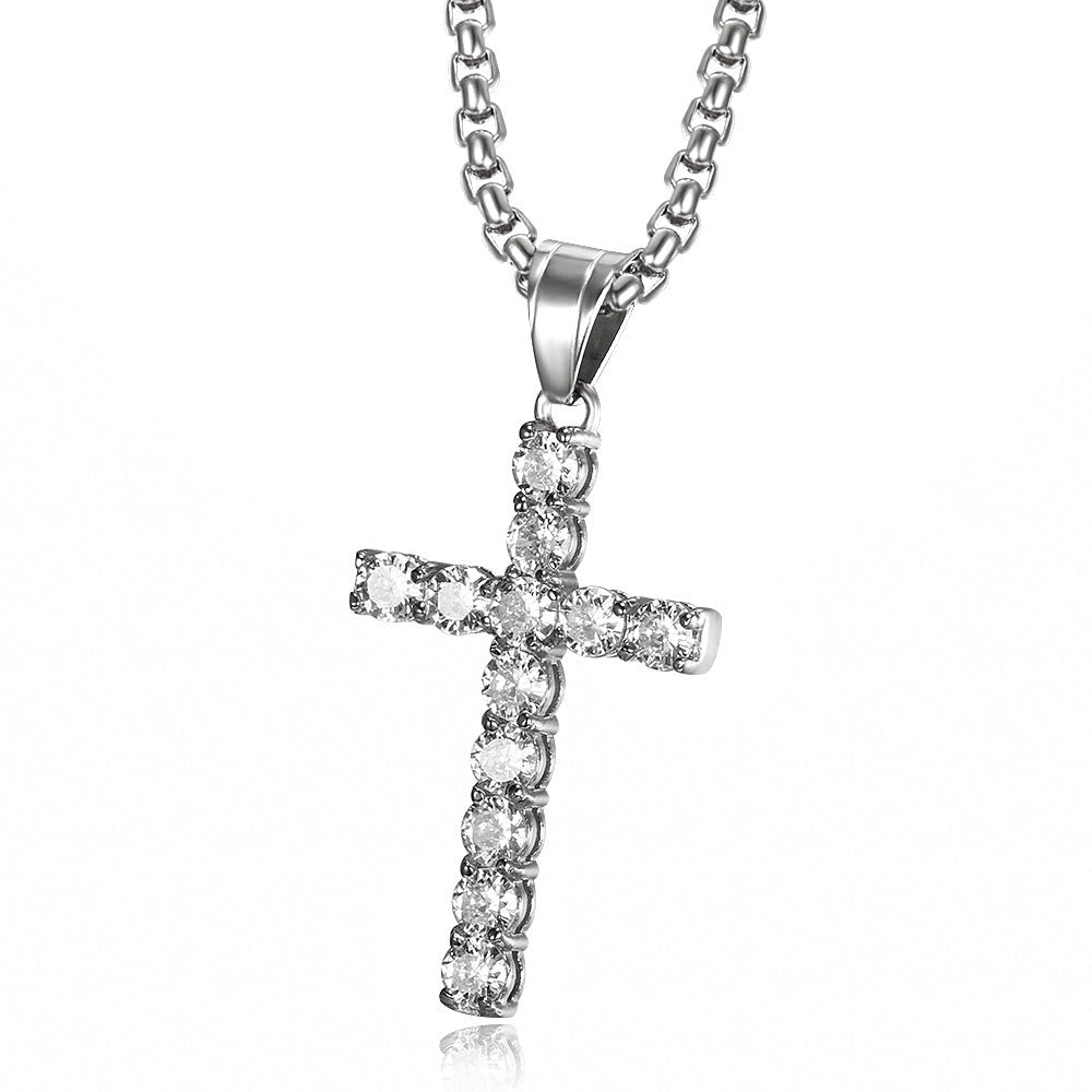 Hot-selling Titanium Steel Fade-resistant Necklace In European And American Styles For Cross-border E-commerce