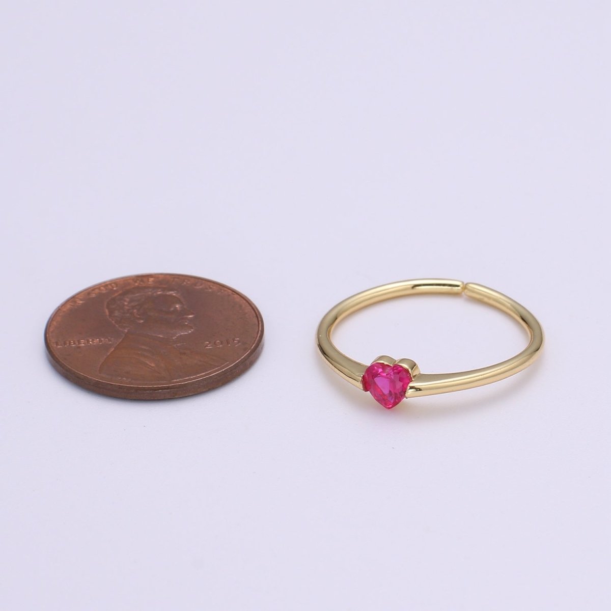 1x Mini Heart Ring Gold Thin Stacking Ring Tiny Stackable Ring Gift For Her Minimal Jewelry Dainty Thin Band Promise Ring Gift Sister O-289 O-290