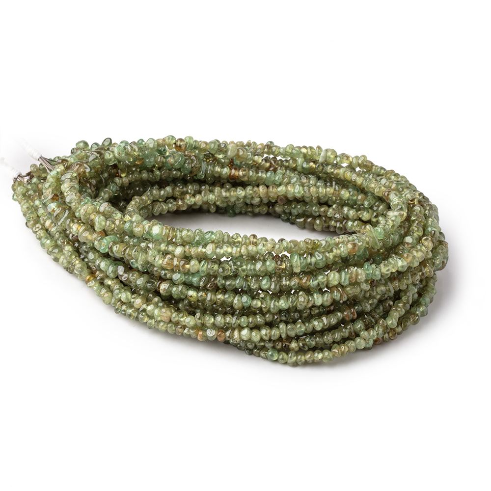 2-5mm Demantoid Garnet Plain Chip Beads 18 inch 218 pieces