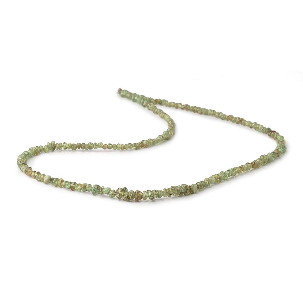 2-5mm Demantoid Garnet Plain Chip Beads 18 inch 218 pieces