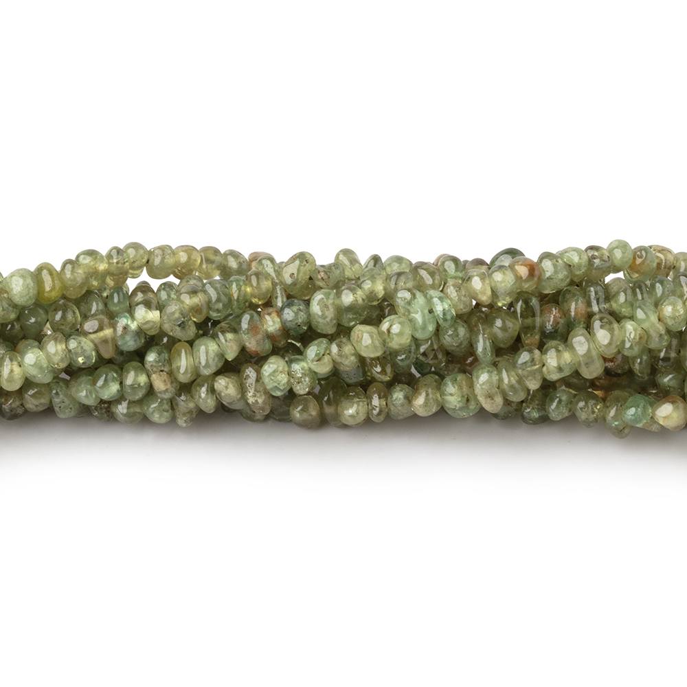 2-5mm Demantoid Garnet Plain Chip Beads 18 inch 218 pieces