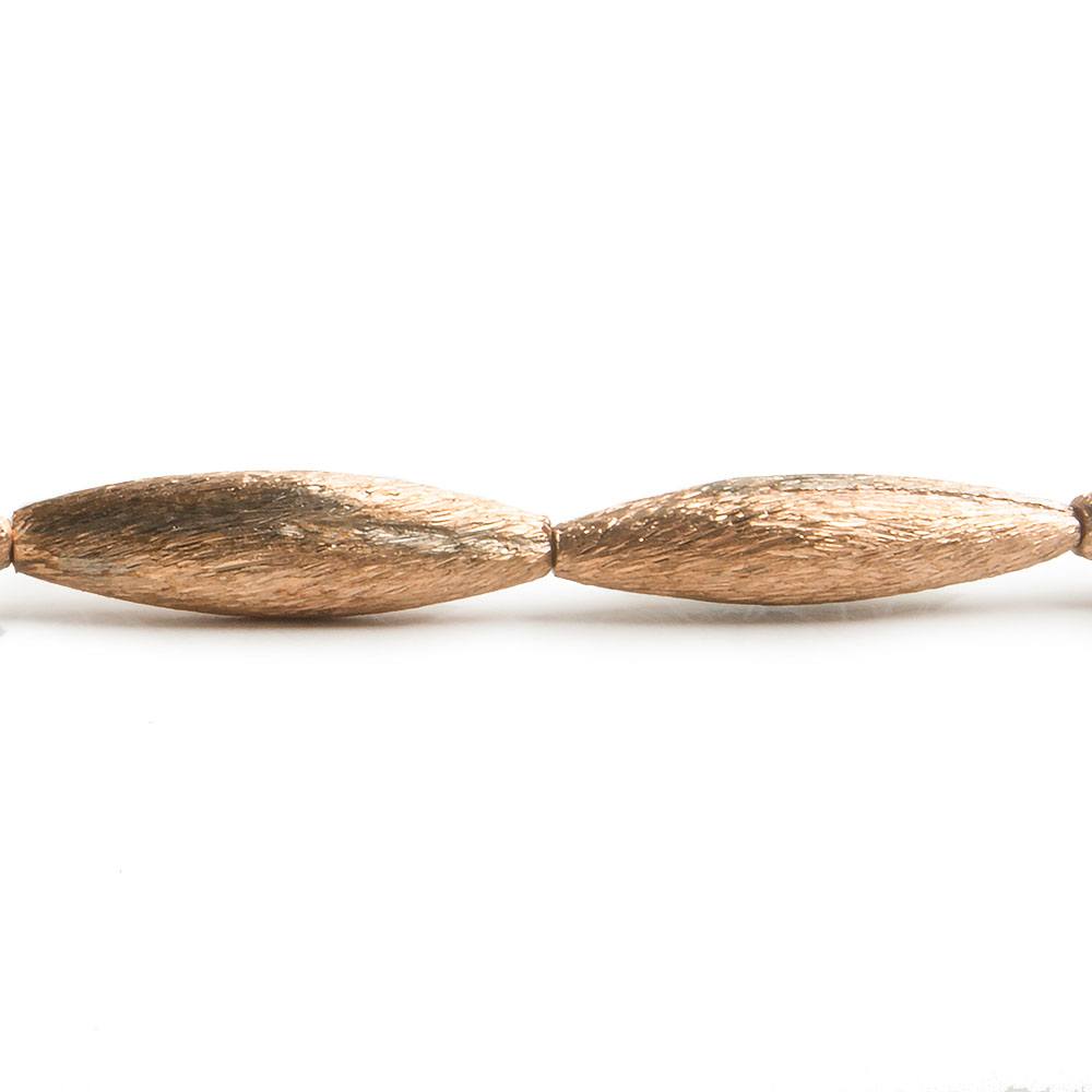 20x5mm Copper Brushed Marquise 8 inch 10 pcs