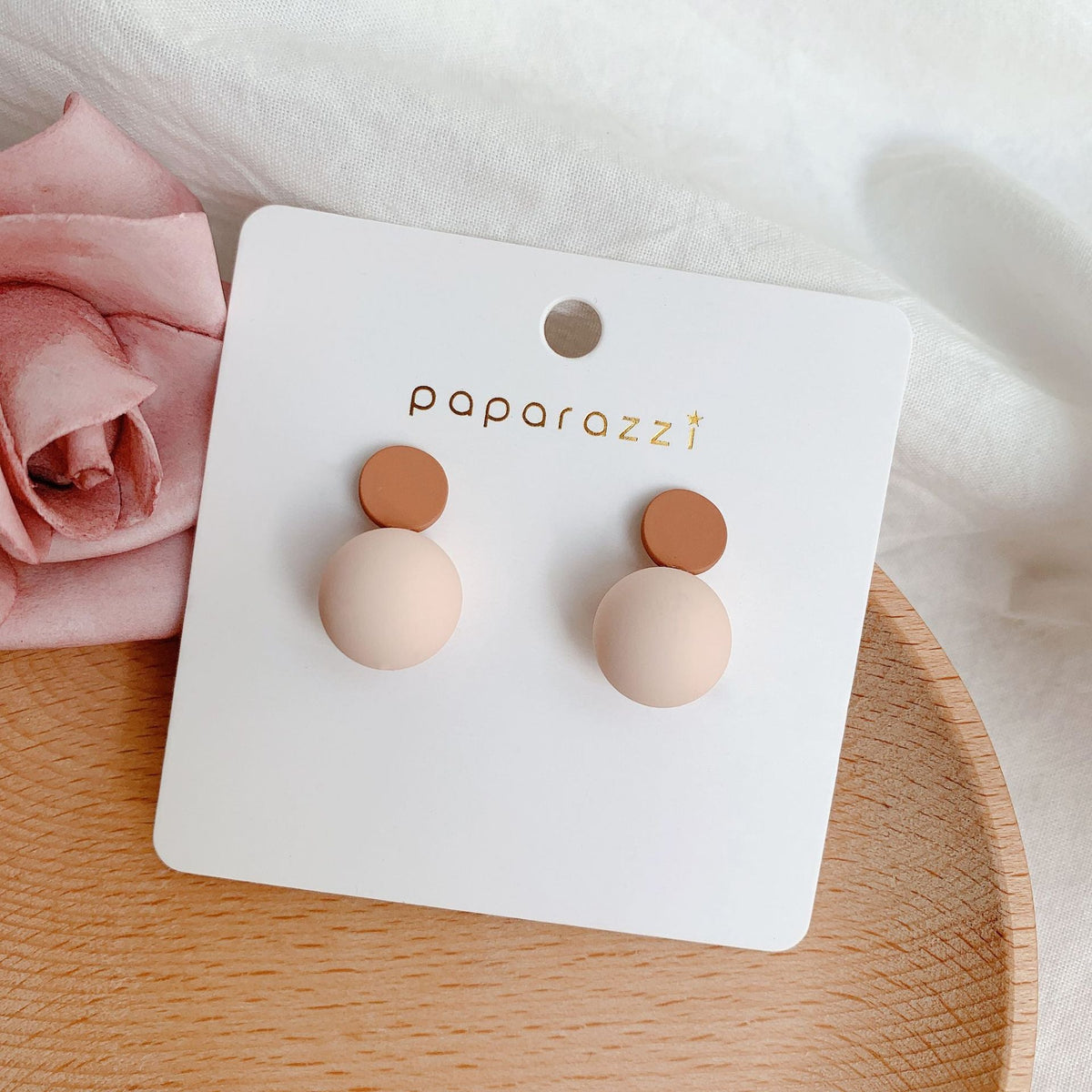 Sier Needle Simple Temperament Ball Female Fashion Earrings