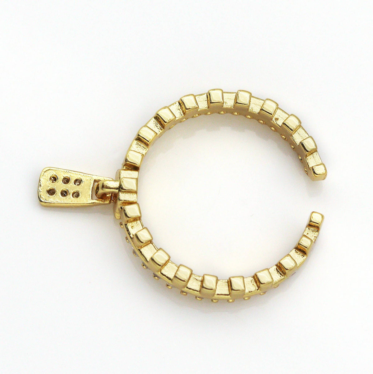 CZ Zipper Delicate Ring, Sku#X338
