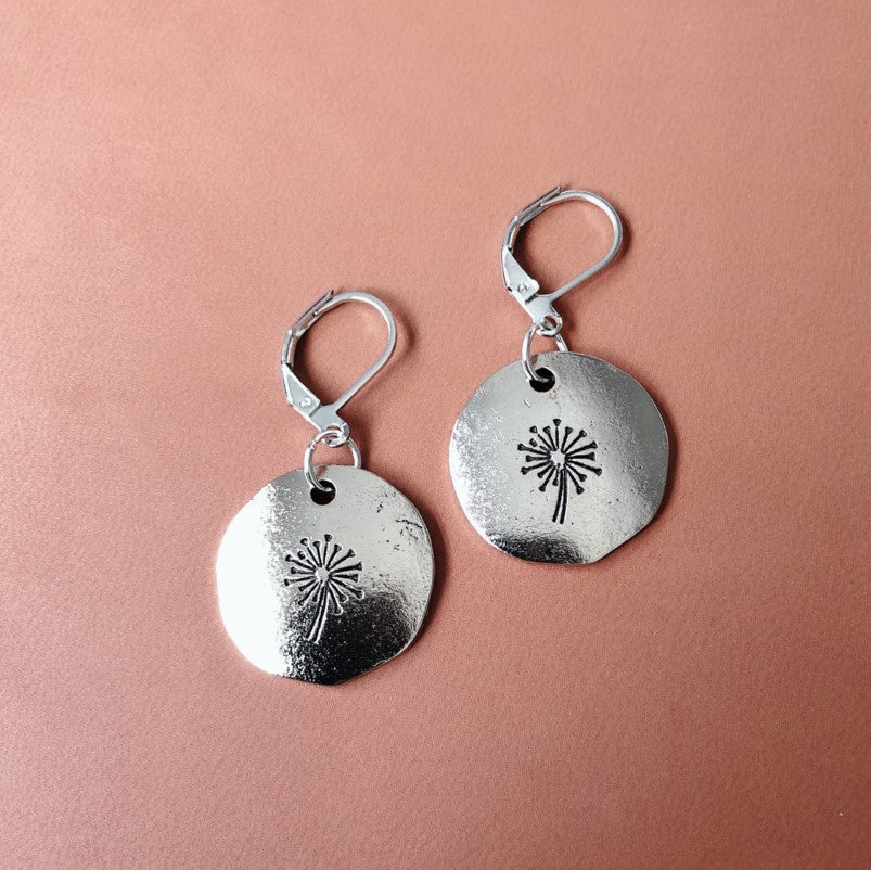 Women's Personalized Fashion Simple Retro Dandelion Earrings