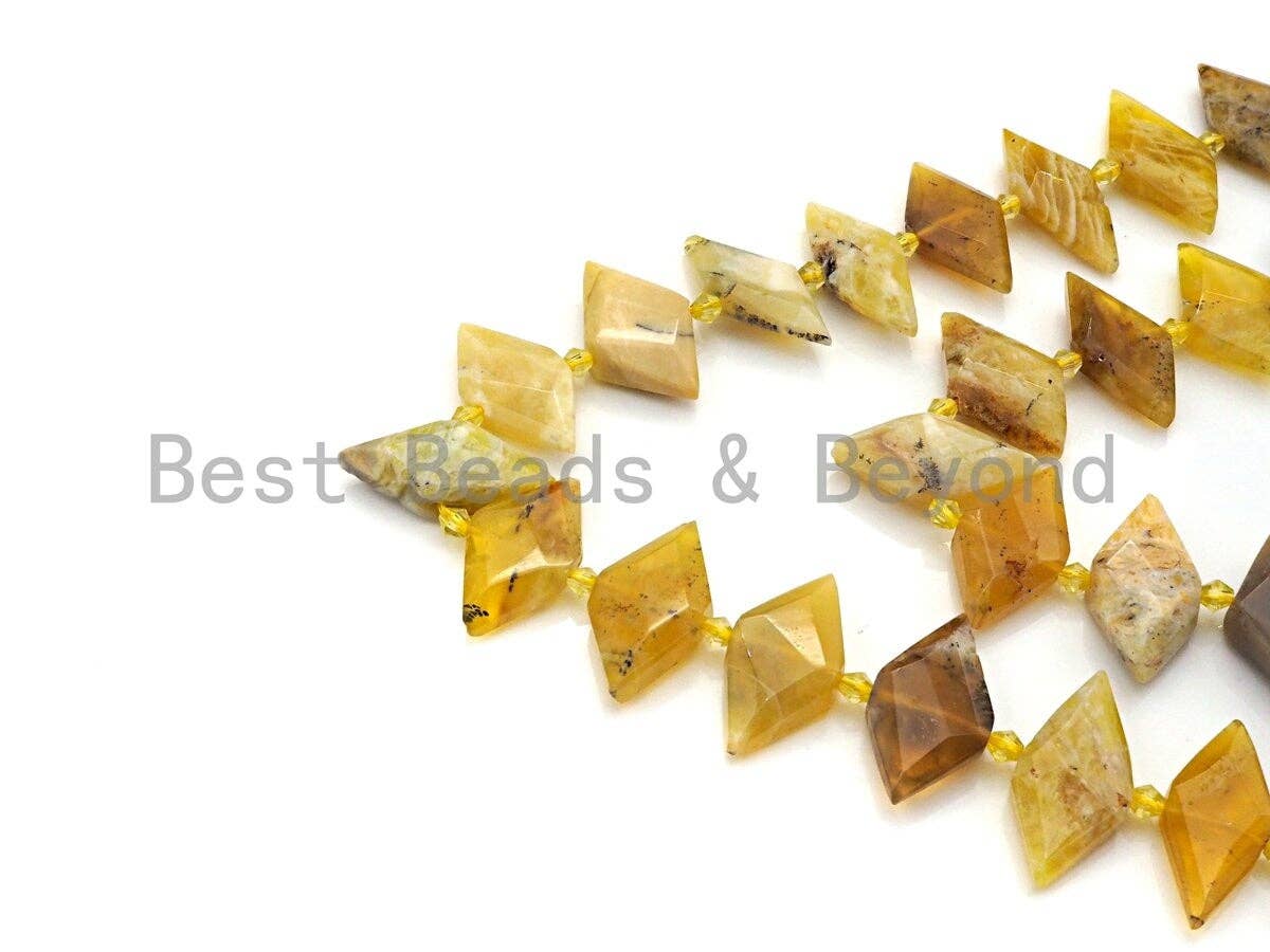 High Quality Natural Yellow Opal Horse Eye Shape Beads, Natural Yellow Opal beads, 16x30mm, sku#U673