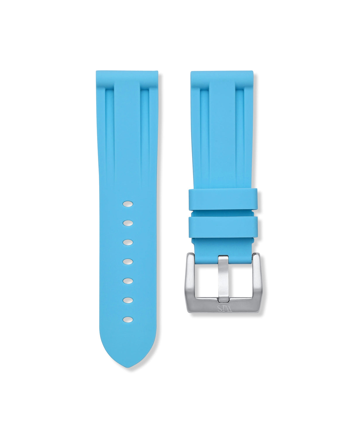 Miami Blue Rubber Strap 24mm