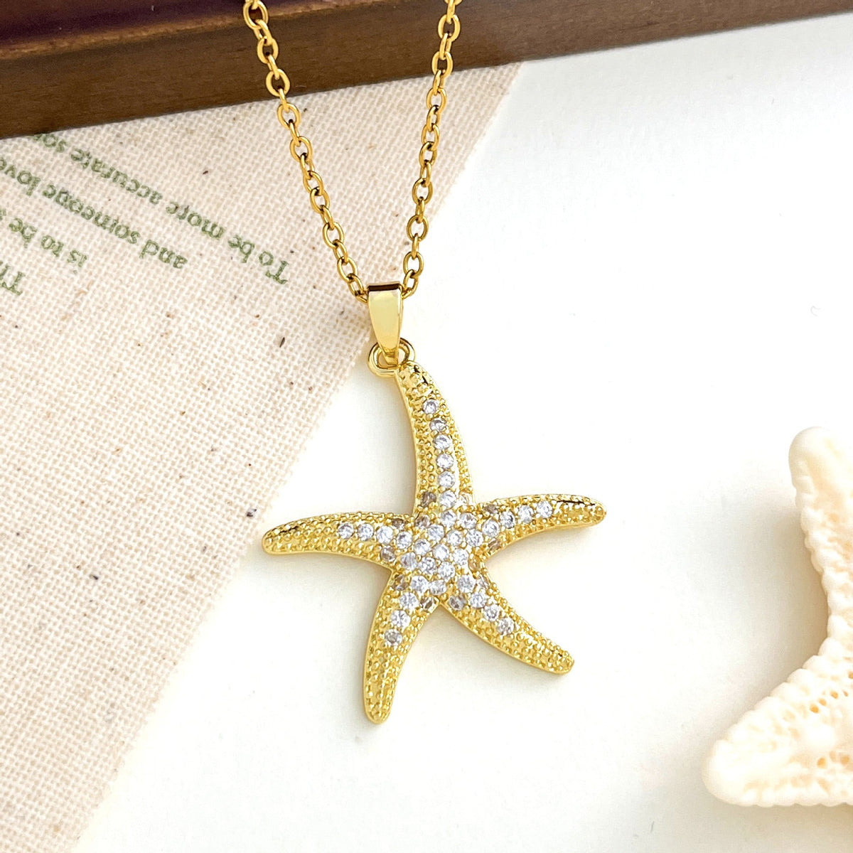 Starfish Boutique Beach Vacation Necklace