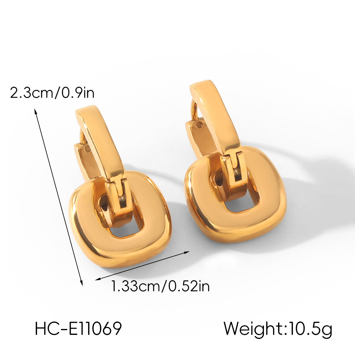Trendy Fashionable Minimalist Double-ring