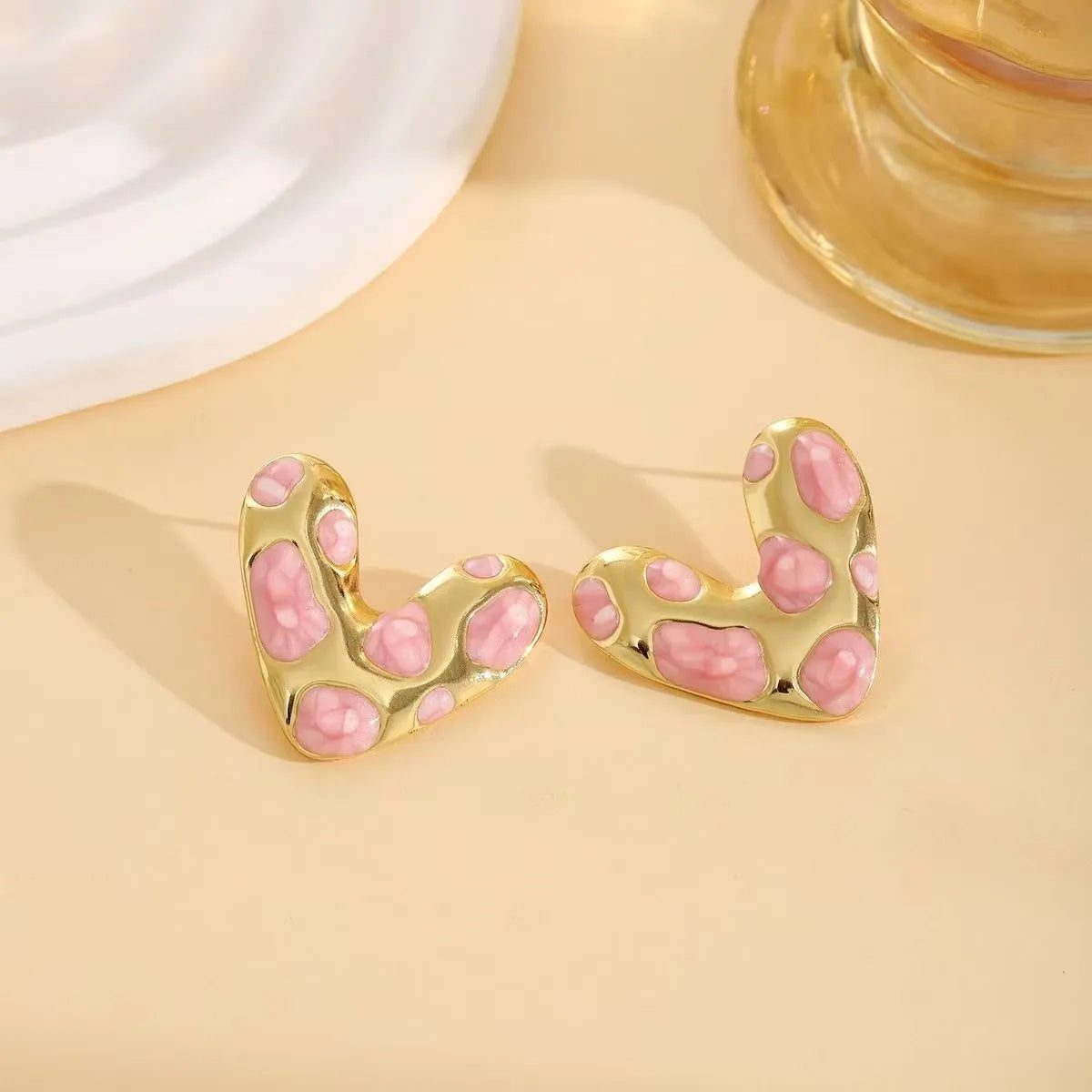 Stainless Steel Oil-dripping Women's Earrings