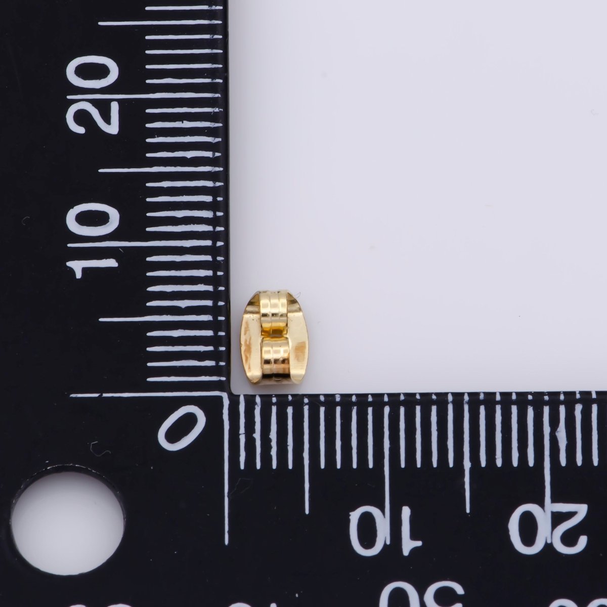 24 Pcs 18k Shiny Gold Earring Backs, Earring Stoppers, Butterfly Earring Backs, Clutch Earring Backs, Jewelry Findings K-920
