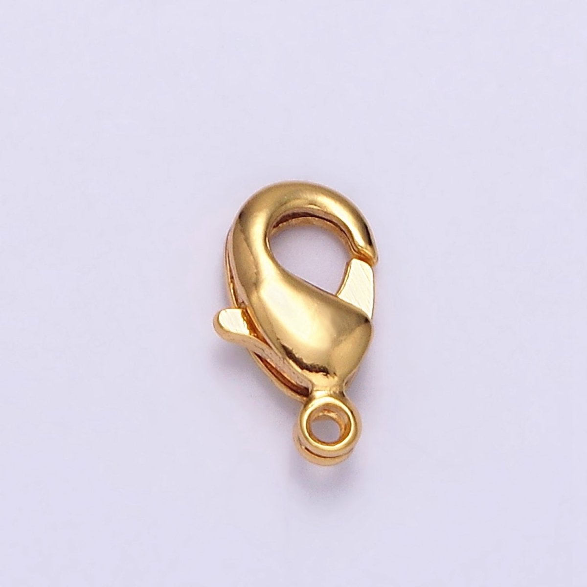 24k, 14k, White Gold Filled 8mm, 9.5mm Lobster Claw Clasps Closure Jewelry Making Supply in Gold & Silver | Z-413 - Z-418