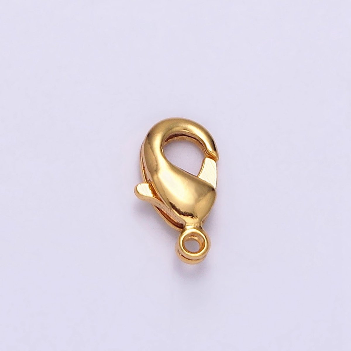 24k, 14k, White Gold Filled 8mm, 9.5mm Lobster Claw Clasps Closure Jewelry Making Supply in Gold & Silver | Z-413 - Z-418