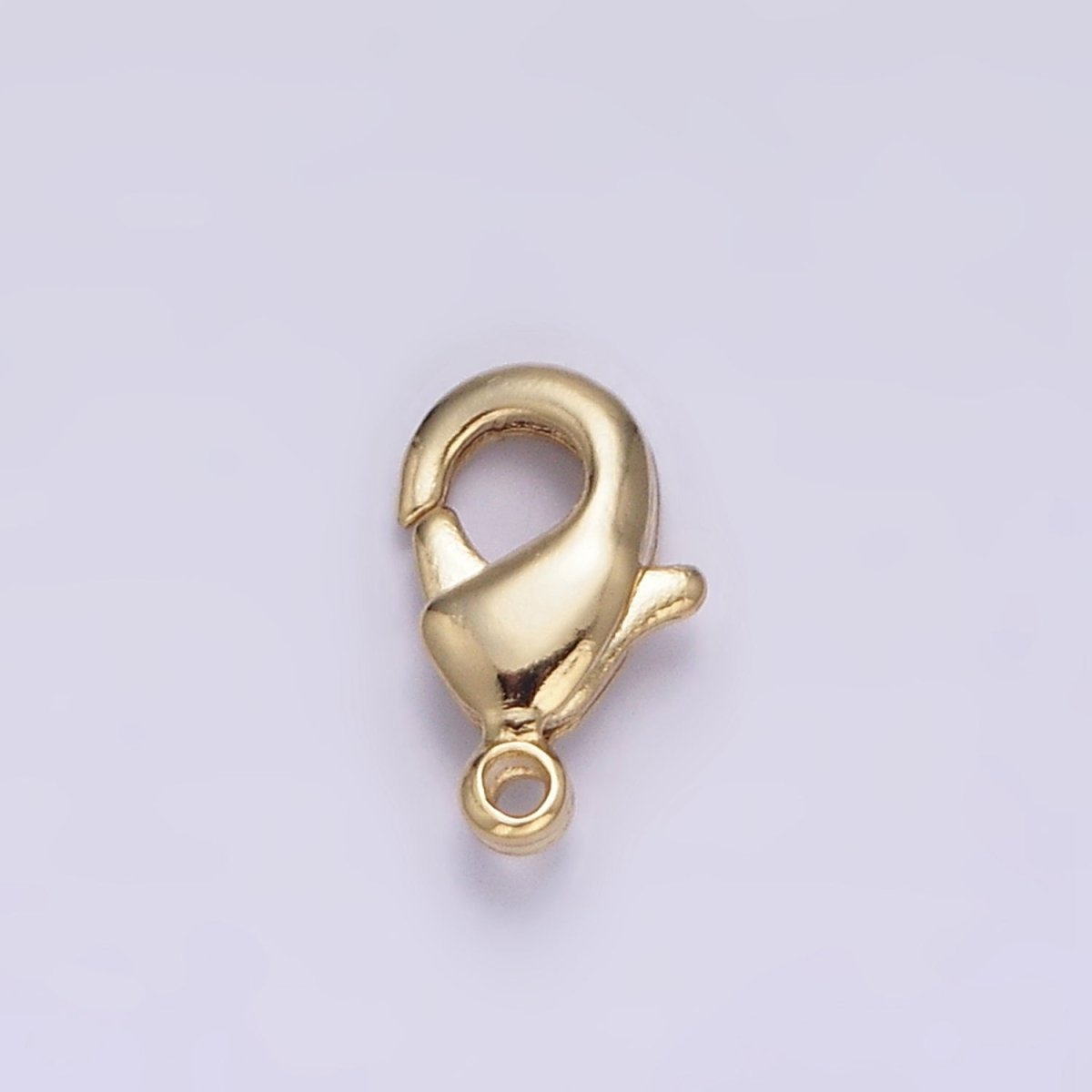 24k, 14k, White Gold Filled 8mm, 9.5mm Lobster Claw Clasps Closure Jewelry Making Supply in Gold & Silver | Z-413 - Z-418