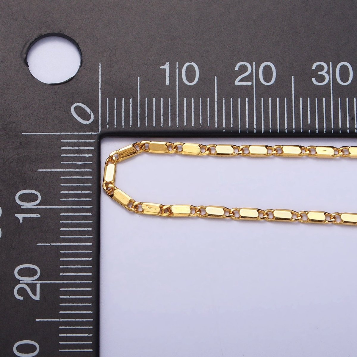 24K Gold Filled 1.6mm Scroll 15.75 Inch Chain Necklace | WA-1545 Clearance Pricing