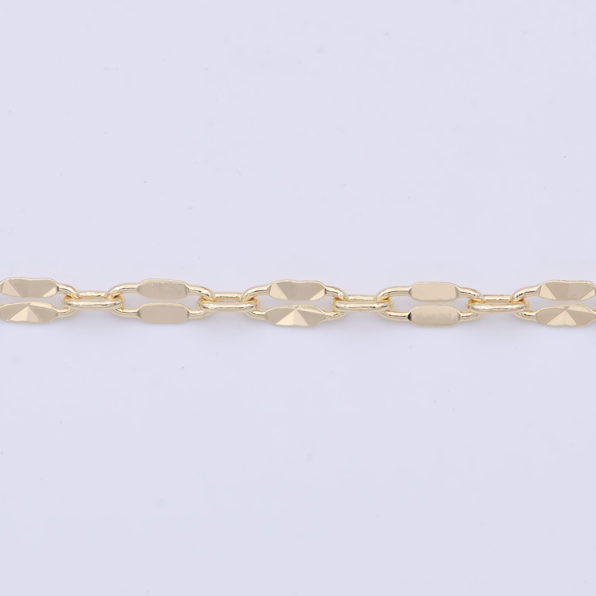 OS 24K Gold Filled 4.2mm scroll Unique Unfinished Bulk Chain Supply For Jewelry Making | ROLL-867