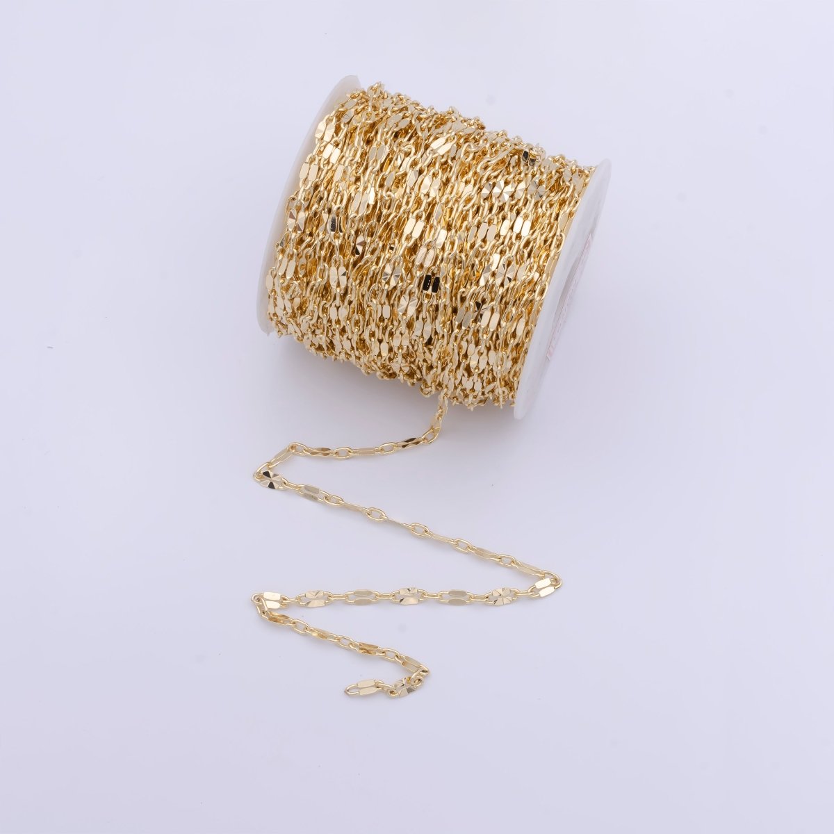OS 24K Gold Filled 4.2mm scroll Unique Unfinished Bulk Chain Supply For Jewelry Making | ROLL-867