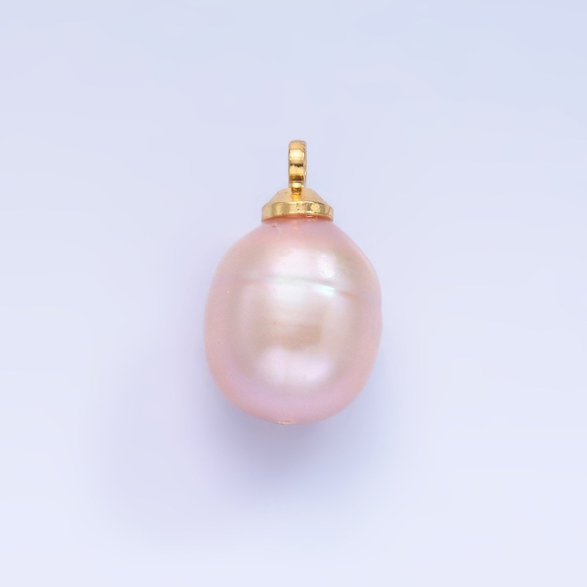 24K Gold Filled Light Purple, Pink, Dark Purple Freshwater Pearl Charm | P1573 P1577 P1578