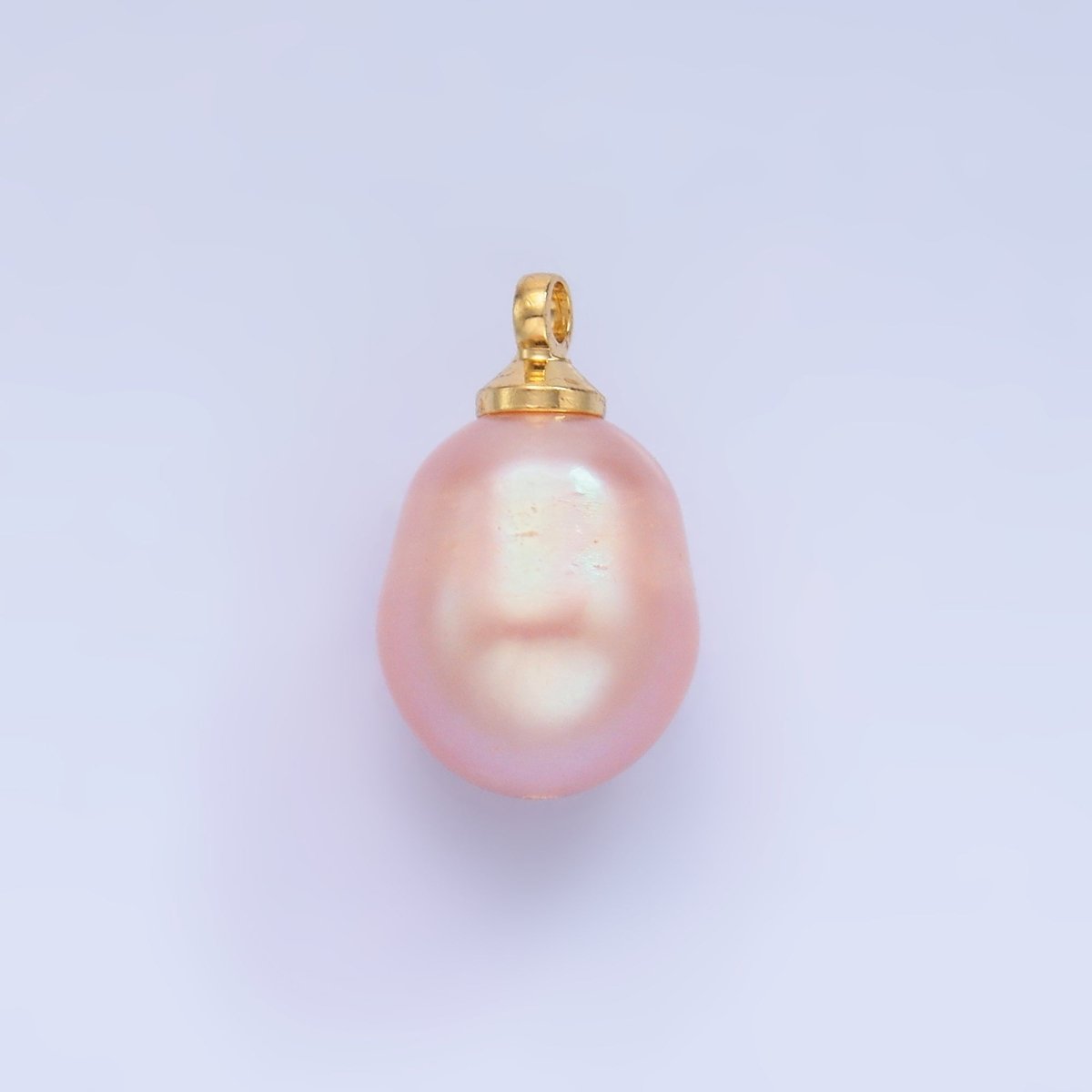 24K Gold Filled Light Purple, Pink, Dark Purple Freshwater Pearl Charm | P1573 P1577 P1578