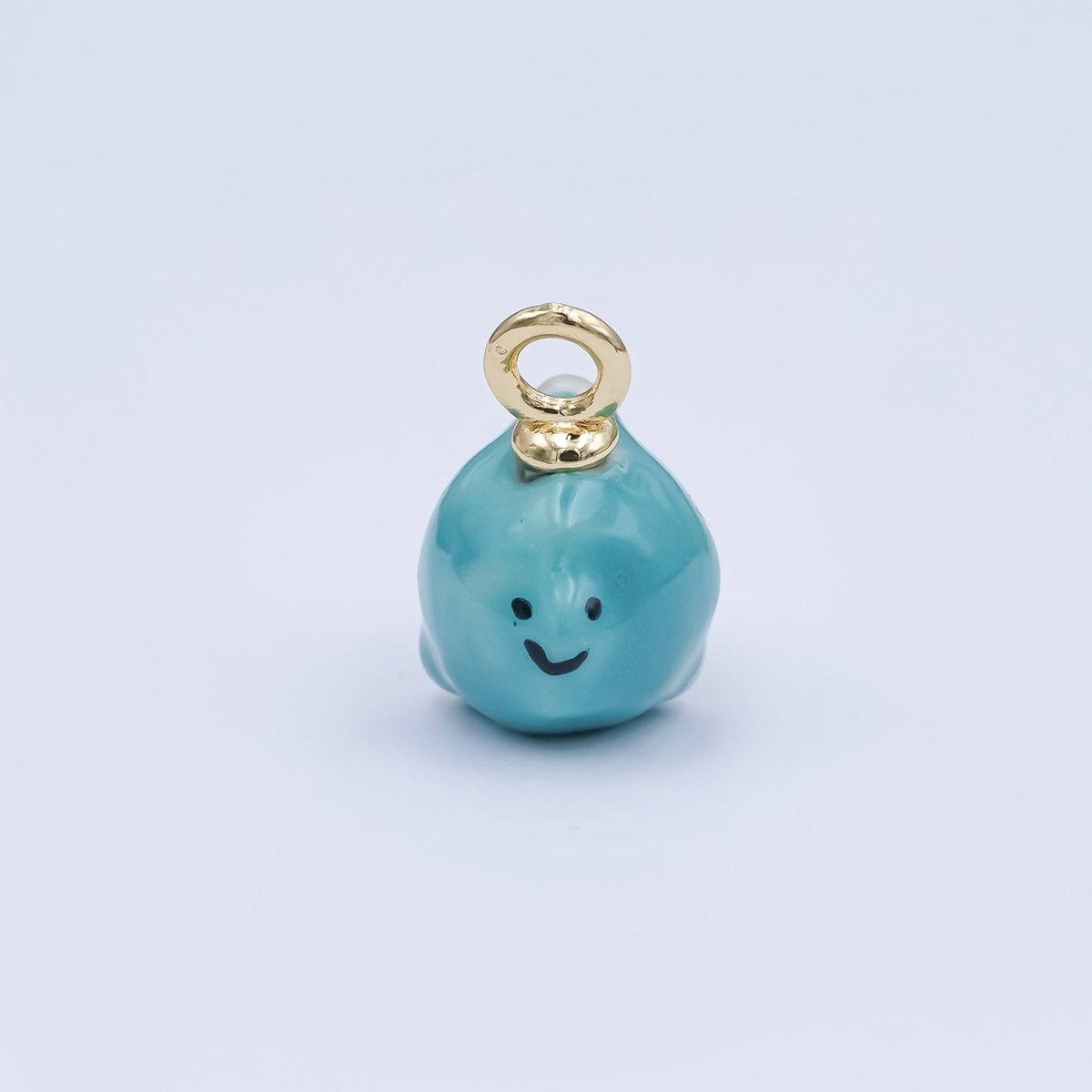 24K Gold Filled Nature Floral Mushroom Pet Sea Sell Ceramic Drop Charm