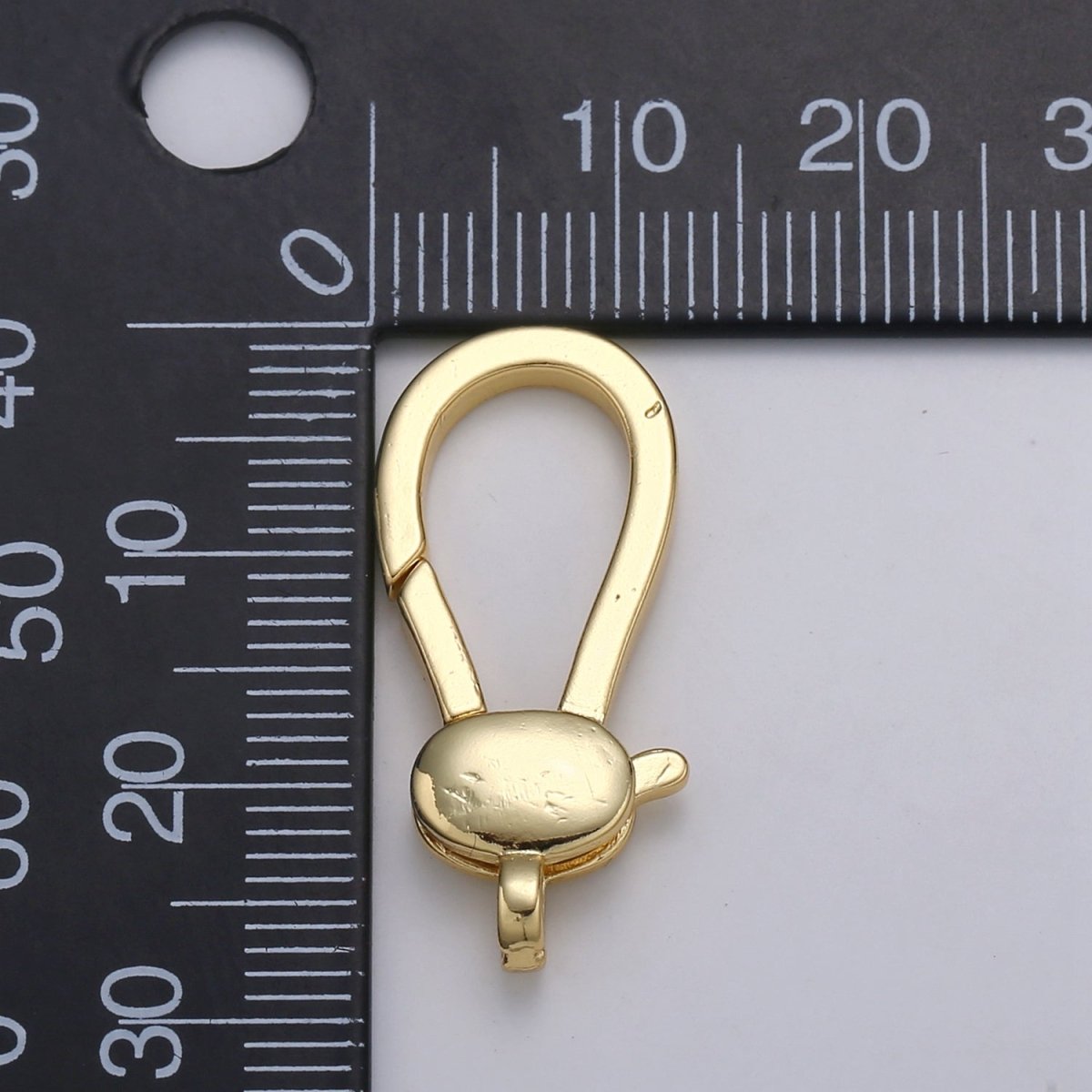 24K Gold Filled Oval Lobster Clasp Supplies Kit DIY Jewelry Making Bracelet Necklace  L-178