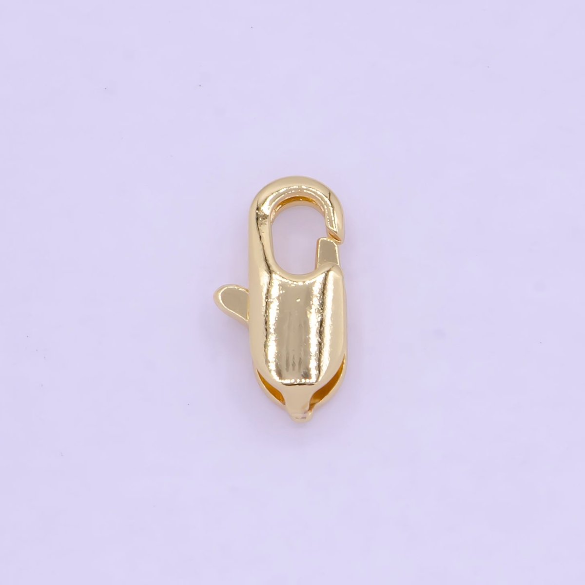 24K Gold Filled Rectangular 10.3mm x 5.3mm Lobster Clasps Closure Supply  L-845