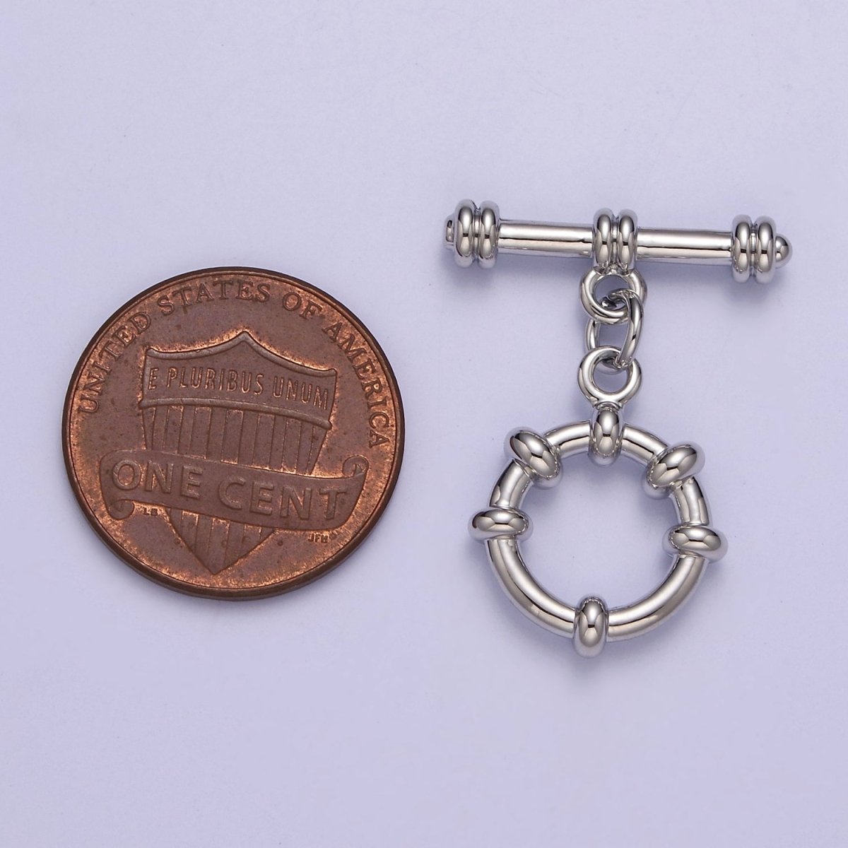 24k Gold Filled Round Toggle Clasp, Jewelry Clasp Sailor OT Clasp Findings L-690 L-691 L-692