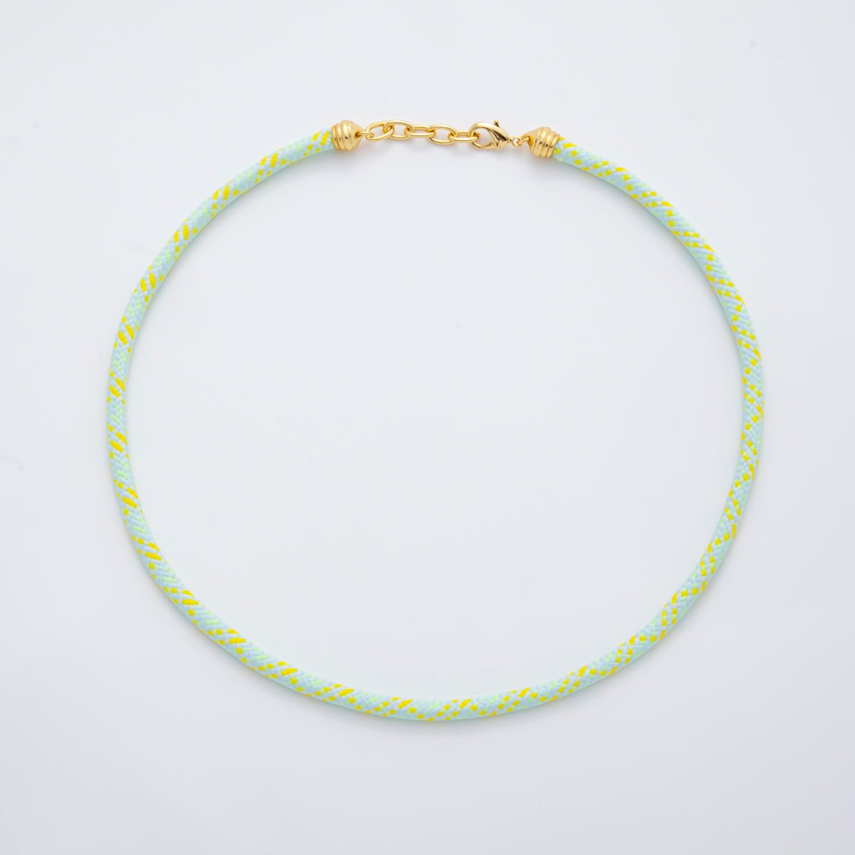 18K Gold Filled Summer Fall 5mm Cotton Cord Paracord Chain 19 Inch Necklace | WA-001 ~ WA-291