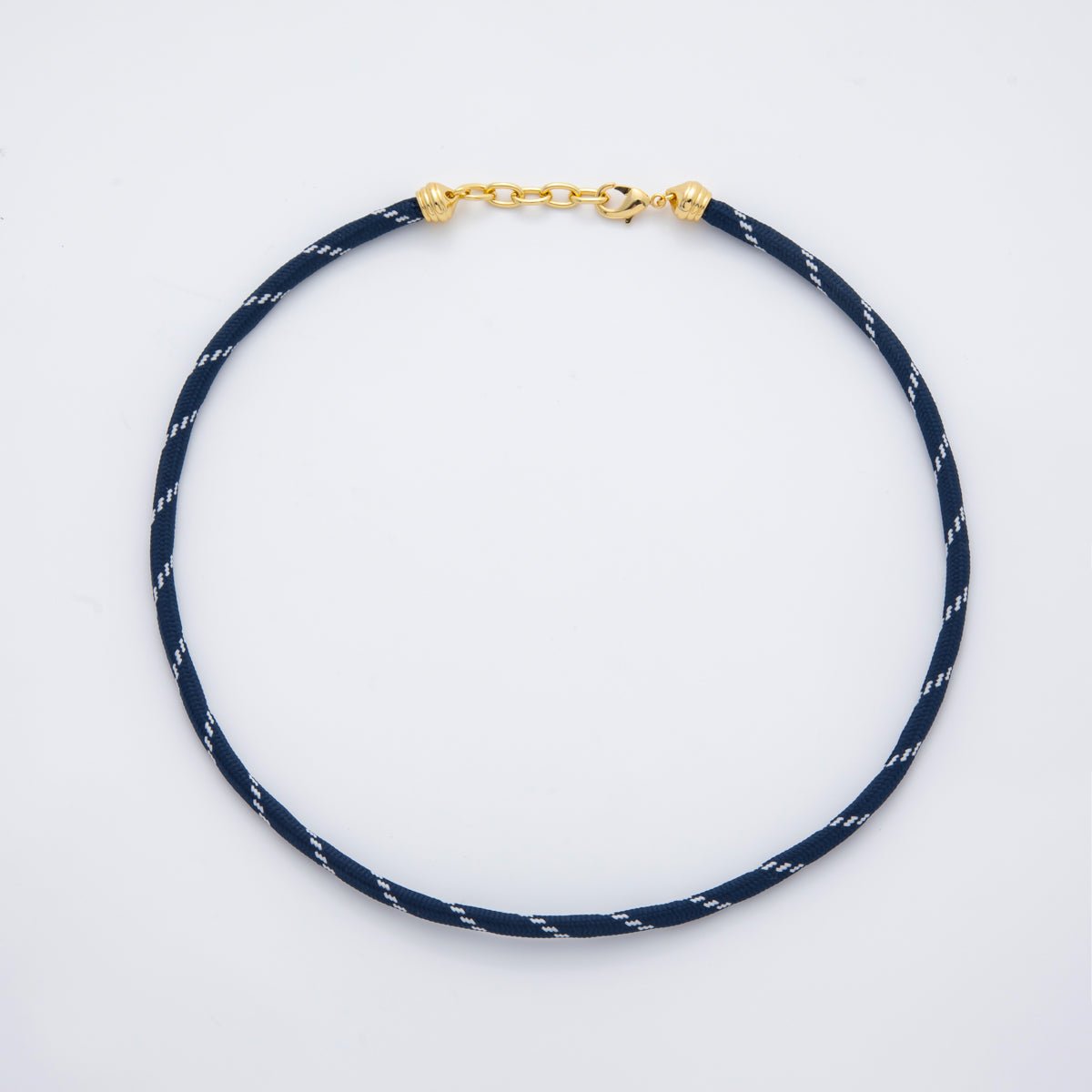 18K Gold Filled Summer Fall 5mm Cotton Cord Paracord Chain 19 Inch Necklace | WA-001 ~ WA-291