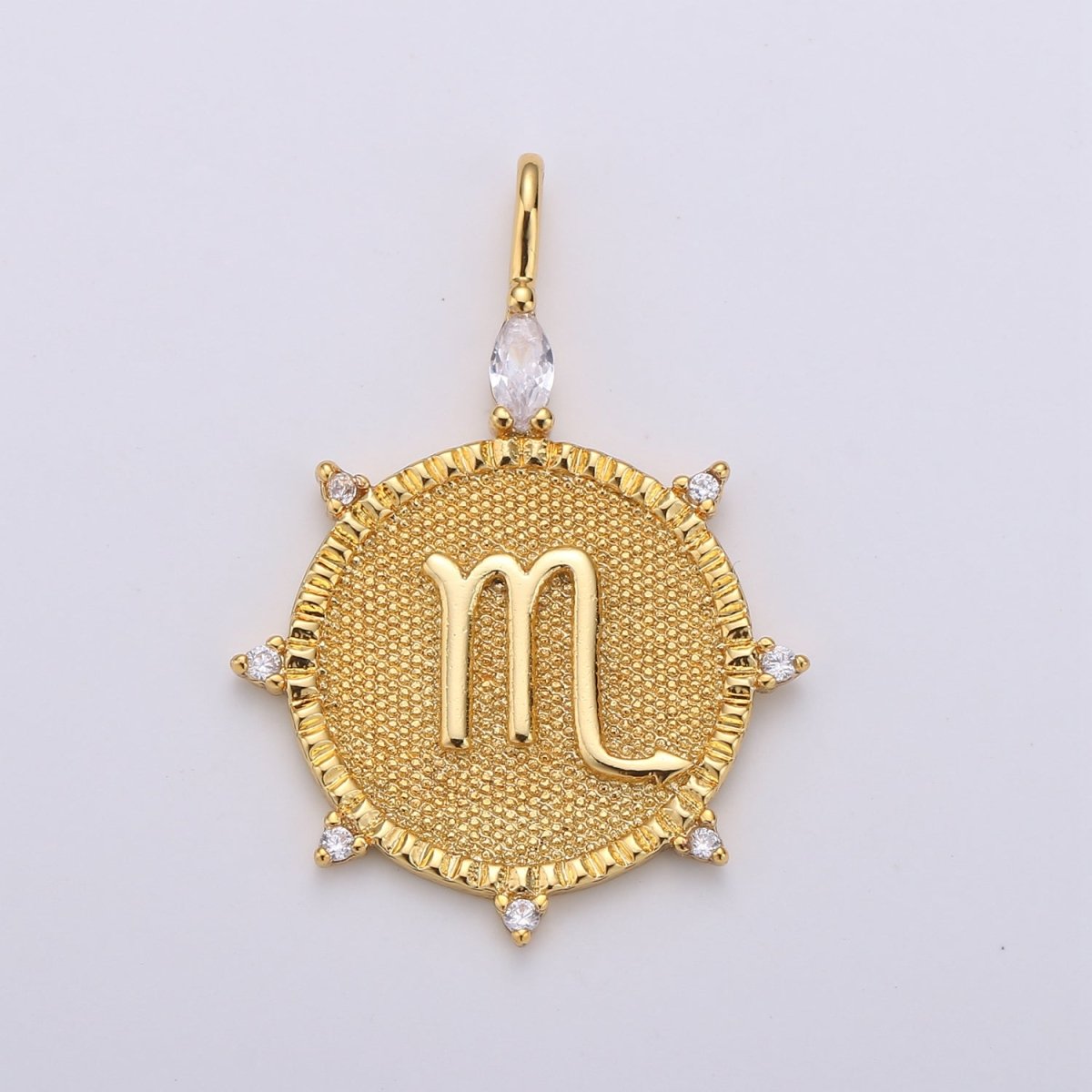 24k Gold Filled Zodiac Charms, Astrology Charms, Zodiac Necklace Charms, 12 Zodiac Charms for Jewelry Making Supply A-A1785-A-A1790