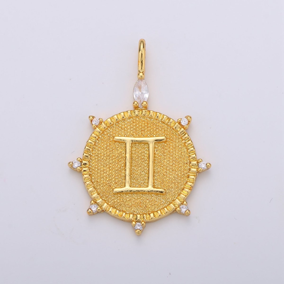 24k Gold Filled Zodiac Charms, Astrology Charms, Zodiac Necklace Charms, 12 Zodiac Charms for Jewelry Making Supply A-A1785-A-A1790