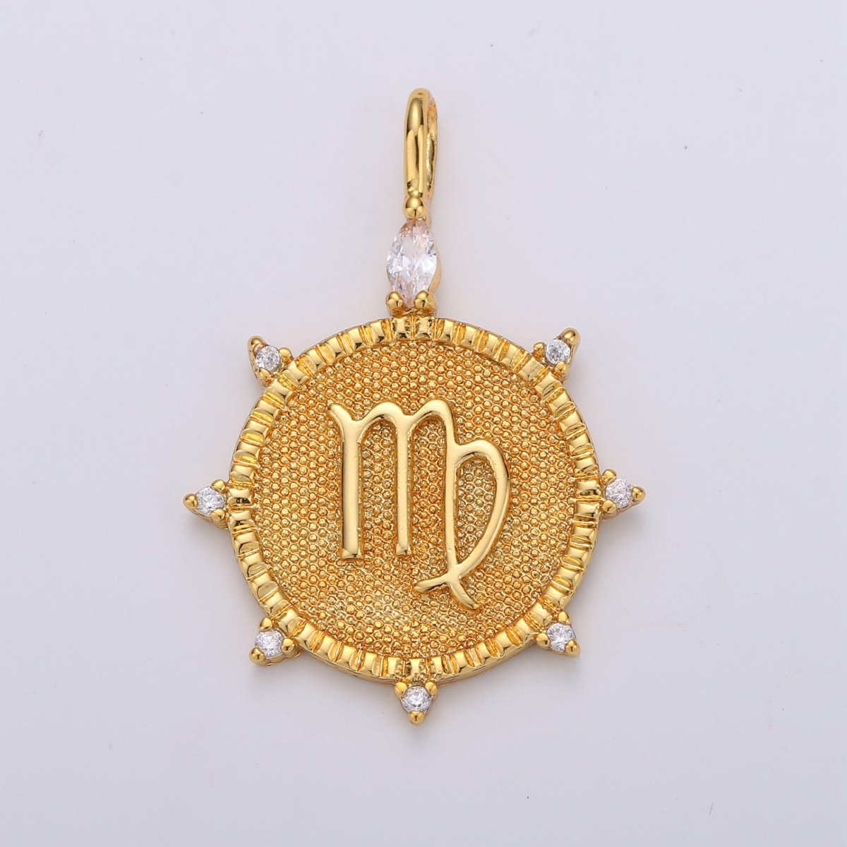 24k Gold Filled Zodiac Charms, Astrology Charms, Zodiac Necklace Charms, 12 Zodiac Charms for Jewelry Making Supply A-A1785-A-A1790