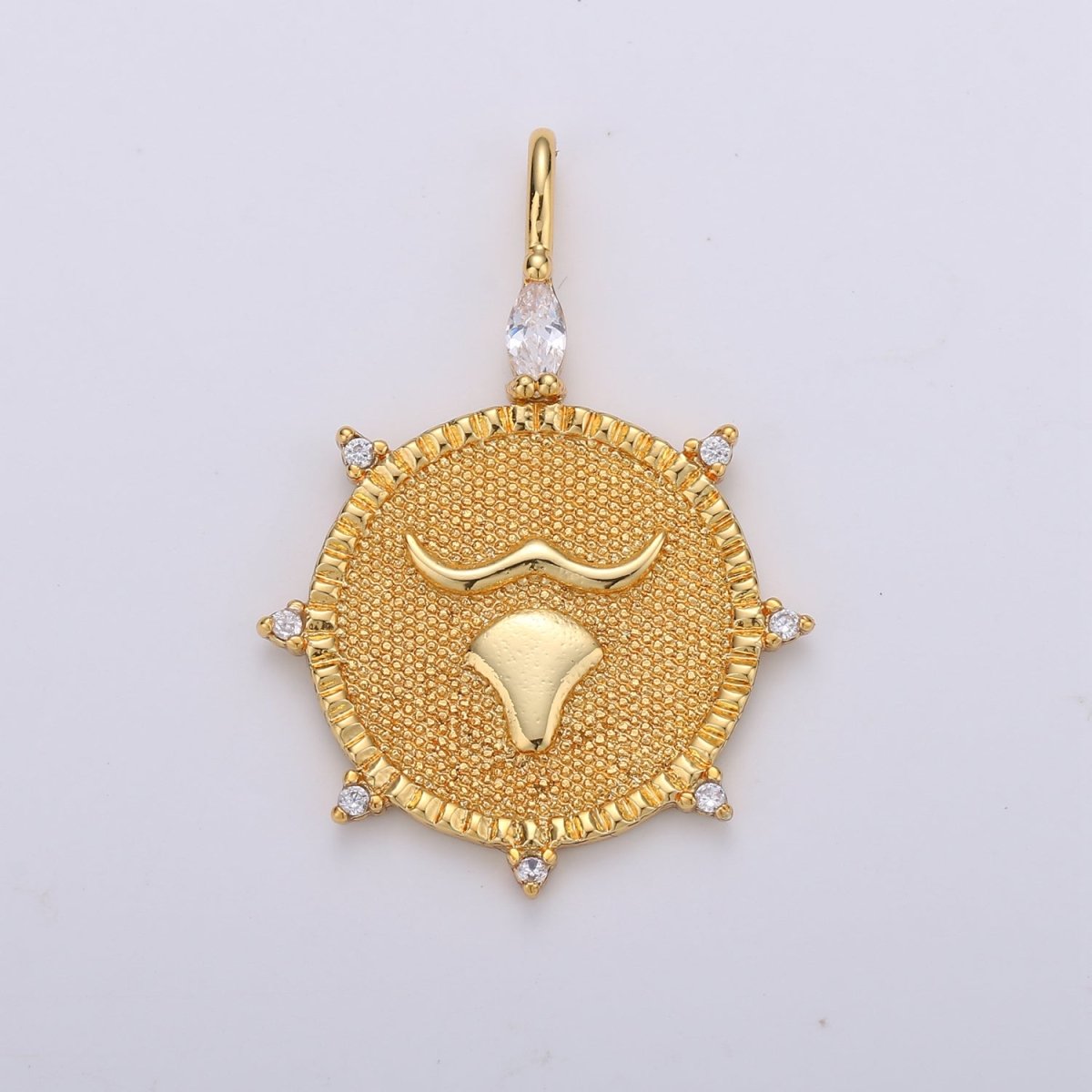 24k Gold Filled Zodiac Charms, Astrology Charms, Zodiac Necklace Charms, 12 Zodiac Charms for Jewelry Making Supply A-A1785-A-A1790