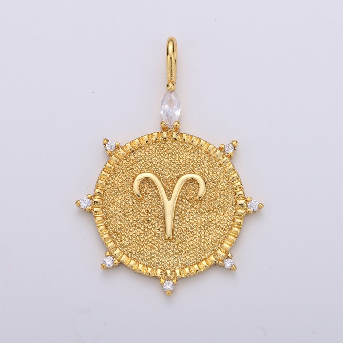 24k Gold Filled Zodiac Charms, Astrology Charms, Zodiac Necklace Charms, 12 Zodiac Charms for Jewelry Making Supply A-A1785-A-A1790