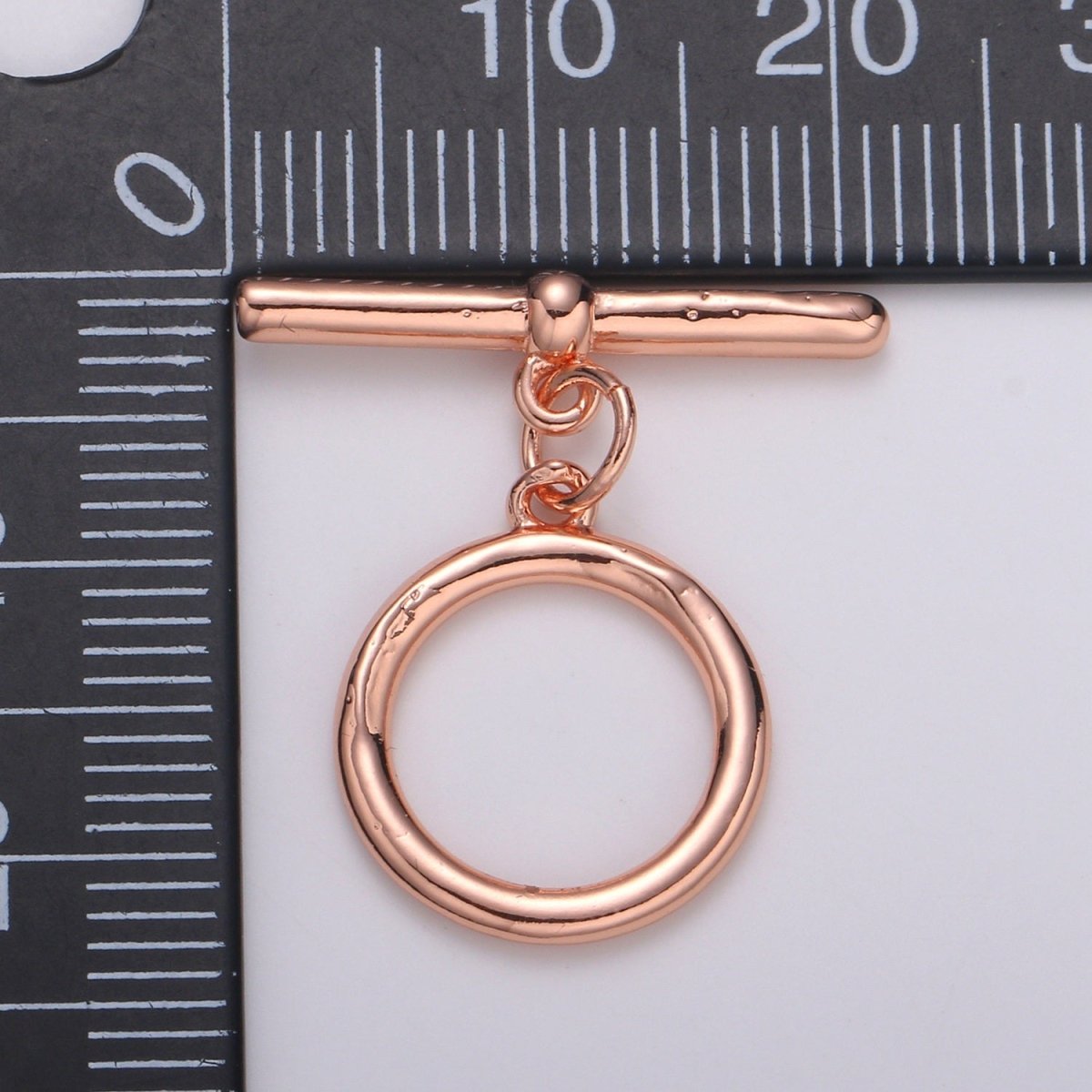 24K Gold Toggle Clasp with jump ring chose color-Gold, Rose Gold Black, Silver OT Clasp for Jewelry Making Supply L-140 L-214 L-215 L-216
