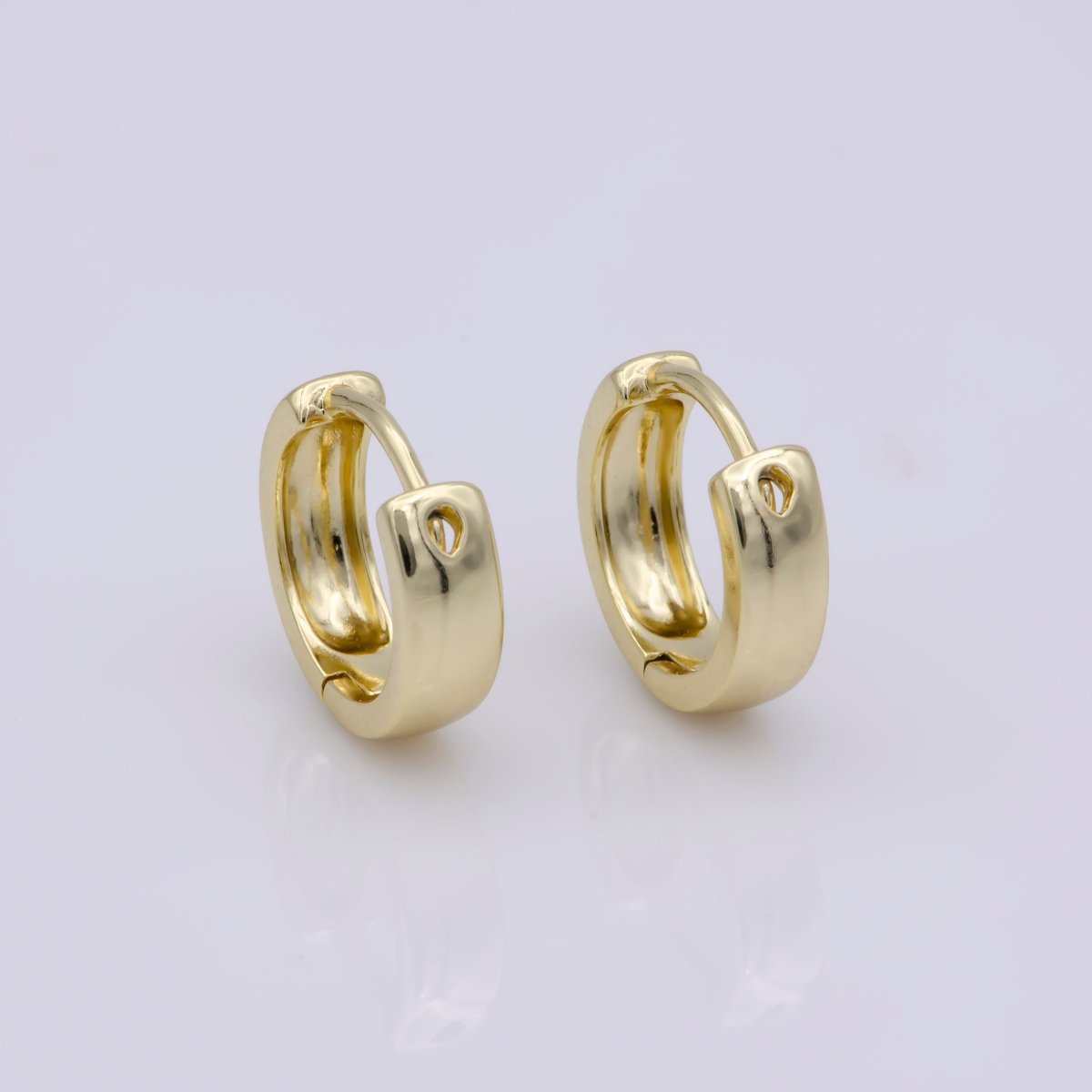 24k Vermeil Gold Earrings, Hoop Earrings, Small Hoop, Huggies Earring, Gift for Her, Earrings for Women, Everyday Wear Earrings K-755
