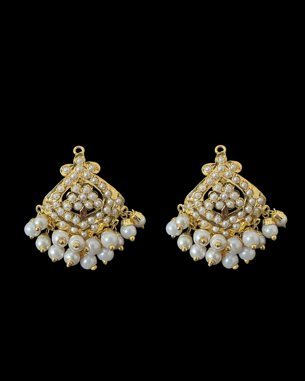 PS544 Ayeza jadau pearl  pendant set ( READY TO SHIP )