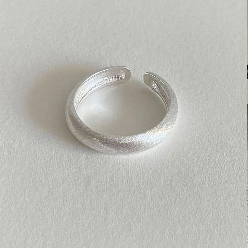 S925 Sterling Silver Women Ring, Simple Unique Design Non-Tarnish Jewelry