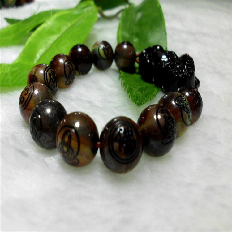 Women's & Men's Plastic Beads Imitation Beeswax Ivory Jade Bracelets